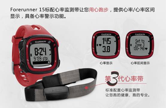 初級(jí)跑友首選！佳明Forerunner15腕表 Forerunner15 跑步腕表 Garmin 佳明 智能手表  第4張