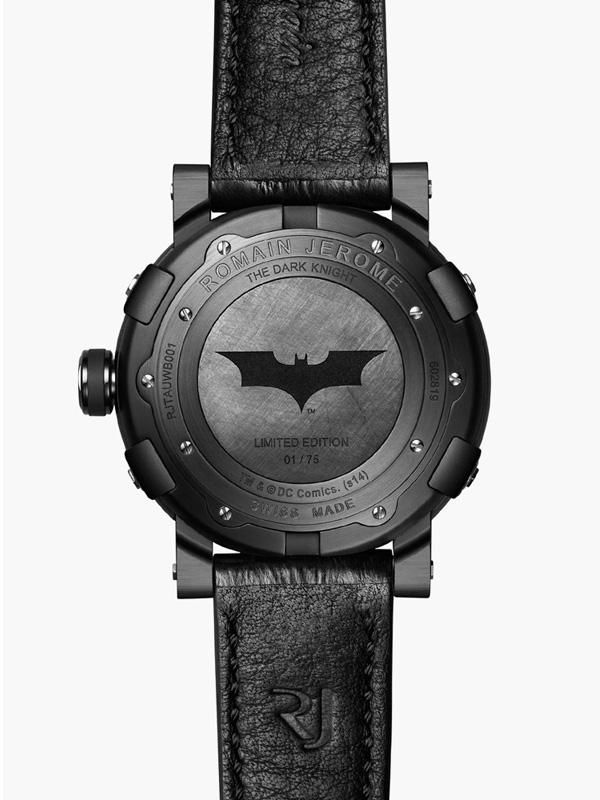 Batman DNA 紀(jì)念英雄誕生75周年    向白天的商務(wù)人士，黑夜的神秘英雄致敬              Romain Jerome 推出全新“蝙蝠俠”腕表 Romain Jerome 主題表 Batman –DNA 蝙蝠俠 新表預(yù)覽  第4張