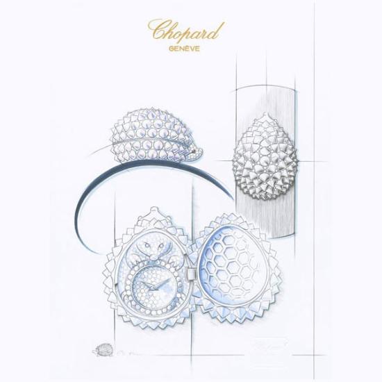Chopard 全新動(dòng)物世界系列刺猬腕表 刺猬腕表 動(dòng)物世界系列 蕭邦 Chopard 新表預(yù)覽  第3張