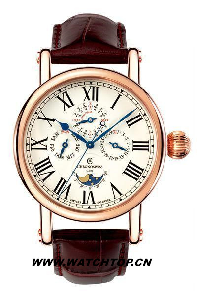 Chronoswiss瑞寶表全新 萬年歷腕表 萬年歷 Chronoswiss 瑞寶表 腕表 熱點(diǎn)動態(tài)  第4張
