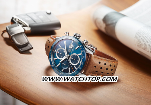 全新TAG Heuer泰格豪雅Carrera (卡萊拉系列) Calibre 16計(jì)時(shí)碼表設(shè)計(jì)升級(jí)，演繹現(xiàn)代前衛(wèi)風(fēng)范