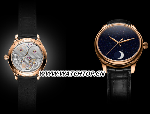 H. MOSER & CIE.H. MOSER & CIE.亨利慕時(shí)：星月映空亨利慕時(shí)：星月映空 勇創(chuàng)者恒動(dòng)月相砂金石 亨利慕時(shí) 行業(yè)資訊  第3張
